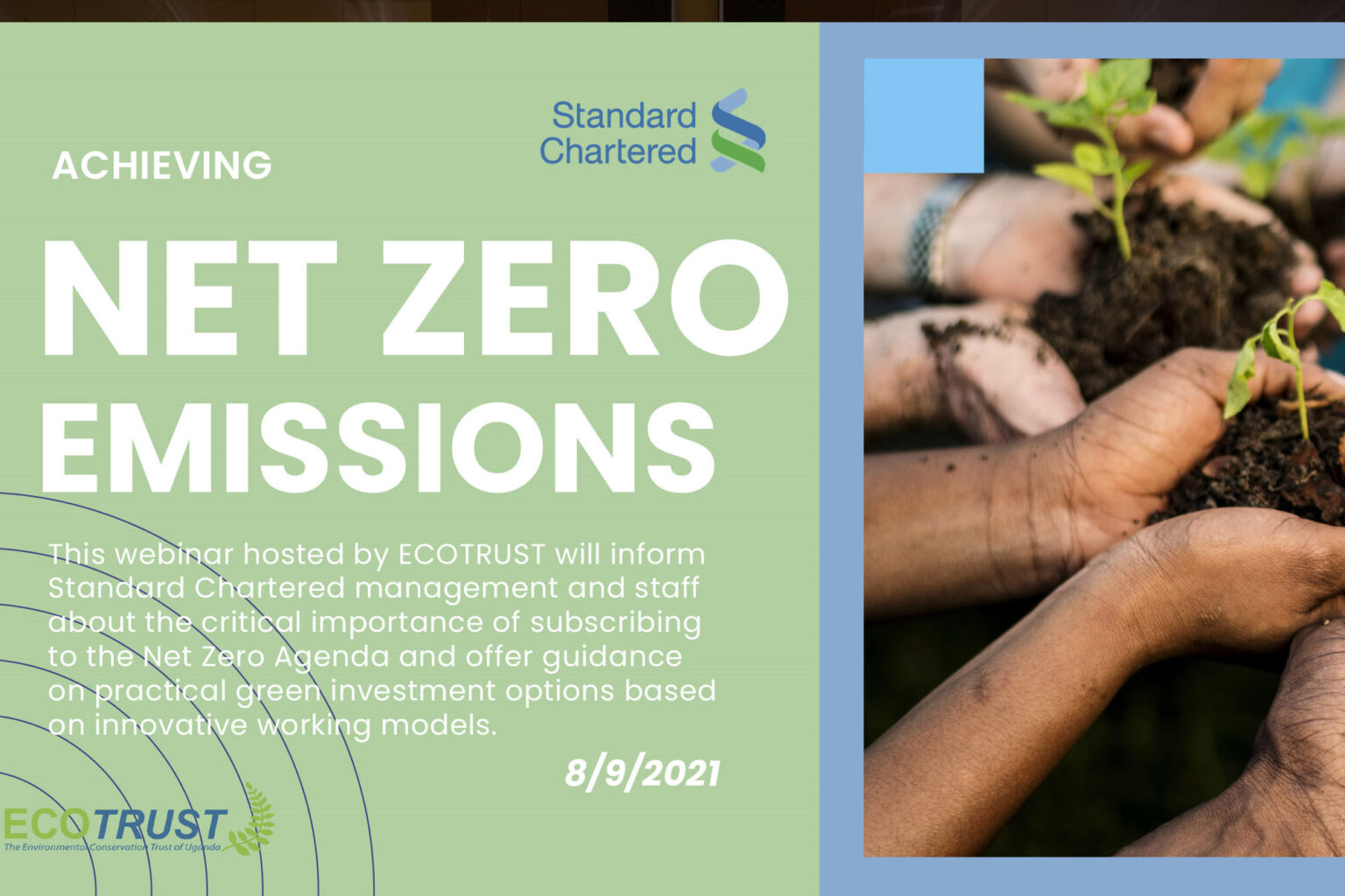 Virtual Tree Planting Campaign with Standard Chartered Bank Uganda