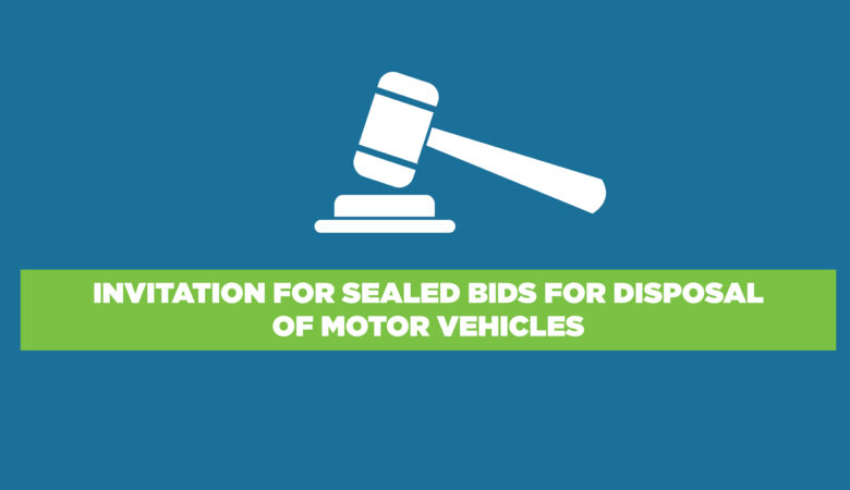 Invitation for Sealed Bids for Disposal of Motor Vehicles